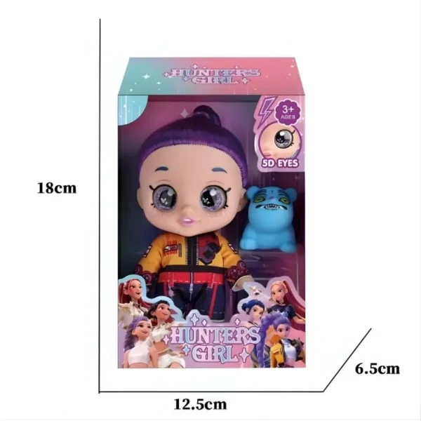 Alternative view of K-pop demon hunters Rumi 18cm Yeux Scintillants 5D